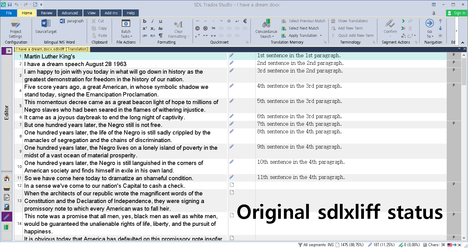 How To Make Bilingual Word File 2 Trados Studio Trados Studio 