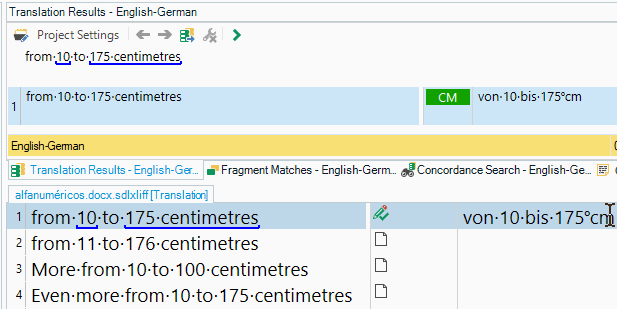 animated gif with centimetres added as a new measurement