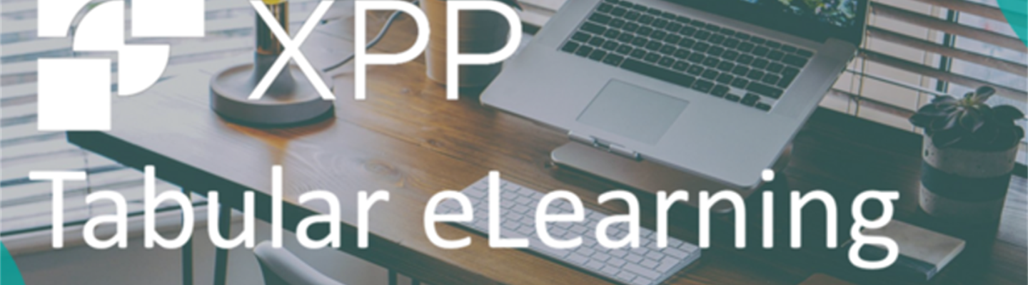 Introducing Our Latest eLearning Course: XPP Tabular Essentials!