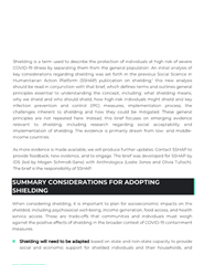 Screenshot of a document in Trados Studio with a section titled 'Summary Considerations for Adopting' visible, no visible errors or warnings.