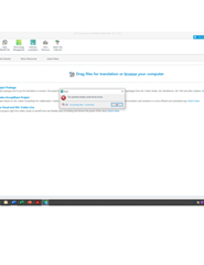 Error message on Trados Studio 2021 stating 'The specified module could not be found' with an OK button.