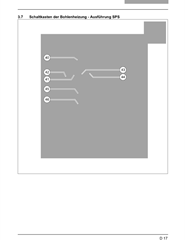 Screenshot of a Trados Studio exported PDF showing a diagram with position numbers in German. The numbers are not visible due to incorrect white font color.