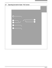 Screenshot of a Trados Studio exported PDF showing a diagram with position numbers in English translation. The numbers are not visible due to incorrect font type and attribute.