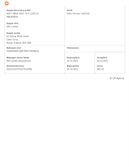 Screenshot of Trados Studio activation error message stating 'No license found' with Order number 663158 and customer details for Sari Hagemeier.