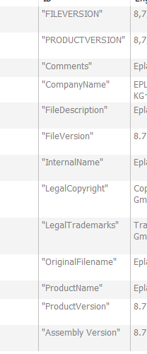 Screenshot showing the language attribute set to 'Niemiecki (Niemcy)' in Trados Studio, suggesting correct language configuration despite the culture attribute issue.