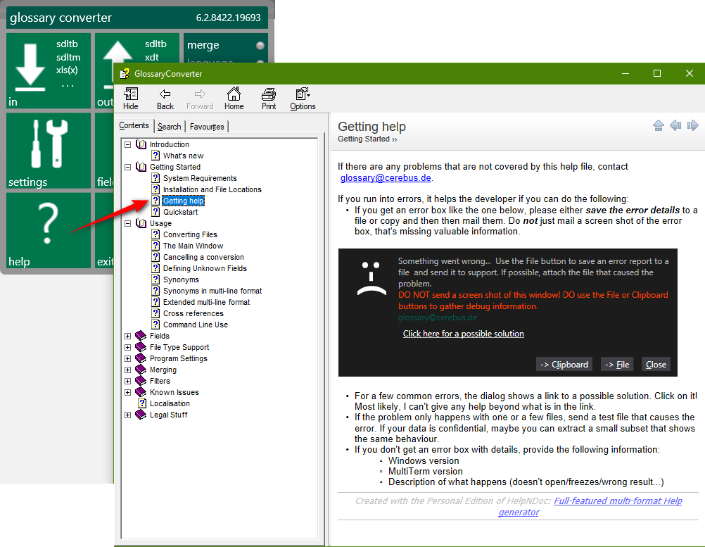 Glossary Converter doesn't work 2. RWS AppStore Applications RWS