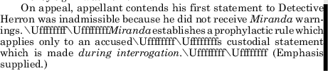 Screenshot of a legal text with corrupted characters, showing repeated 'Uffffff' symbols and distorted formatting.