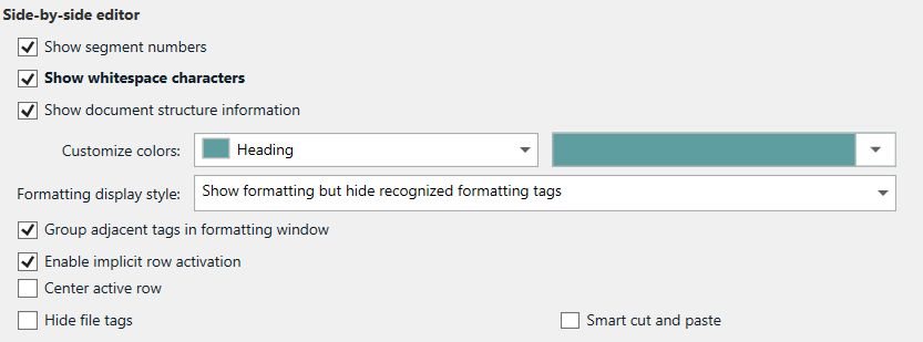 Font type and font size change in the editor - 1. Trados Studio ...
