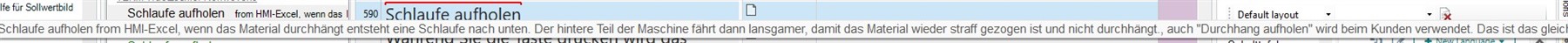 Screenshot showing a tooltip in Trados Studio with long text displayed in a single line, partially cut off at the end, making it difficult to read.