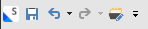 my quick access toolbar