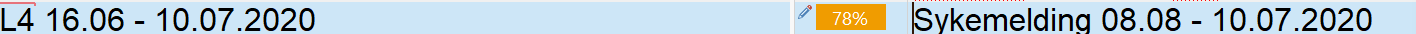 Screenshot of Trados Studio displaying a 73% match where the first date is not updated while the second date is correctly changed.