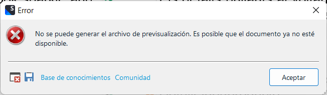 Error dialog box in Trados Studio stating 'Cannot generate preview file. It is possible that the document is no longer available.' with an Accept button.