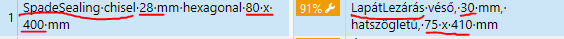 Screenshot of Trados Studio interface showing two segments with track changes, one with a red underline indicating a deletion and the other with a red strikethrough.