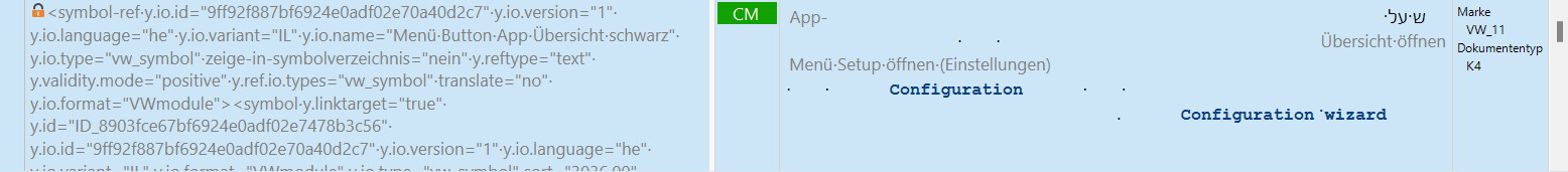Close-up of Trados Studio's translation results pane highlighting missing tags and text in segment 7, with an error symbol displayed.