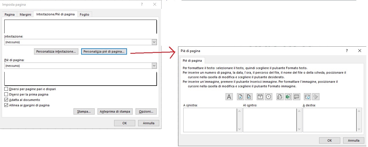 Screenshot showing page layout setting with no footer text displayed, indicating a potential issue in Trados Studio.