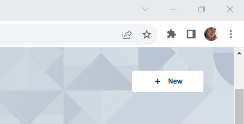 Screenshot showing the +New button at the top right of the Trados Studio screen to start a new support thread.