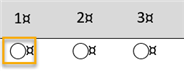 Close-up view of an incorrectly visualized symbol in Trados Studio, marked with a yellow border.