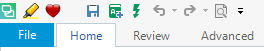 Trados Studio interface showing the quick access bar with highlight button added.