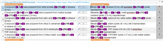 Screenshot of Trados Studio showing successful find and replace operation on XML code with no errors or warnings in the message window.