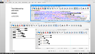 Screenshot of Trados Studio interface showing text with a 'Vertical Tab' converted into a 'Line Feed', indicating a potential bug.