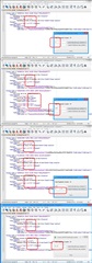 Multiple Trados Studio error messages indicating missing translation unit IDs and issues with segment pairs in a code-like text format.