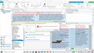 Screenshot of Trados Studio displaying an error message stating 'An error occurred while accessing the termbase' in the Term Recognition window.