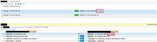 Trados Studio showing a segment marked as a 100% match, edited and confirmed, now appearing as a Context Match with the former translation still as a 100% match.