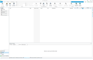 Trados Studio interface with an empty projects list, indicating all projects have disappeared from the screen.