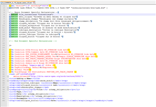 Error message in Trados Studio XML parser settings, highlighting 'The 'ENTITY' start tag on line 8 does not match the end tag of 'head'. Line 22, position 3.'