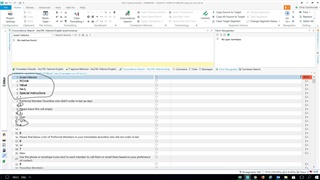 SDL interface showing an Excel file with overlapping source and target text in the translation results column.