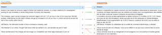Screenshot of Trados Studio alignment mode showing two columns with text segments. The left column has segments numbered 1 to 5, and the right column shows corresponding translated segments. No errors or warnings are visible.