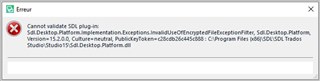 Error message in Trados Studio stating 'Cannot validate Sdl.Plugin'