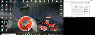 Screenshot showing Trados Studio error message 'Error: Failed to Save Project' in the upper right corner on a Lenovo P53 ThinkPad laptop screen.