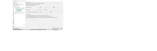 Trados Studio screenshot showing a project settings dialog box with a warning message about missing translation memory.