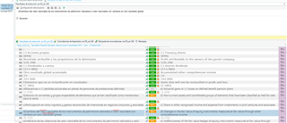Trados Studio interface showing a list of segments with 99% and fuzzy matches highlighted but no translations loaded.