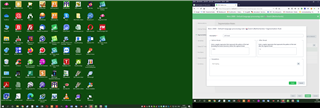 Screenshot of a desktop with Trados Studio application open, showing segmentation rule settings with '.n+' on the left and 's' on the right side.