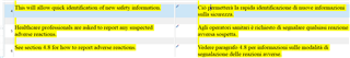 Screenshot of Trados Studio with filtered content showing no tags. Highlighted text indicates missing tags with a warning message 'No source or target content available.'