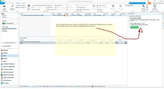 Trados Studio interface with a project open, showing a warning message about a missing file in the 'Files' view, indicated by a red exclamation mark icon.