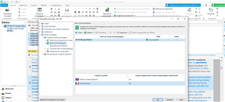 Screenshot of Trados Studio with the Term Recognition window open, displaying no results for an English term search.