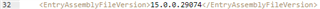 Screenshot of an error message in Trados Studio with file version details.