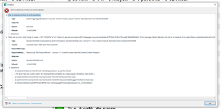 Detailed error log in Trados Studio showing a critical error with a red exclamation mark icon, indicating a problem with loading linguistic resources.