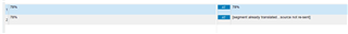 Screenshot of Trados Studio error message stating 'DeepL: Error during translation: Not found'.