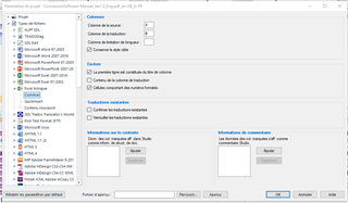 Trados Studio screenshot showing the Options menu with no visible error or warning in the fields displayed.