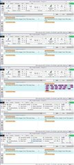 Screenshot of Trados Studio showing text with vowels 'aeiou' in normal font style.