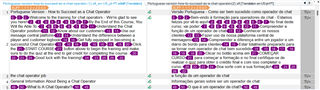 Screenshot of Trados Studio showing corrected project file with translations, no visible errors or warnings.