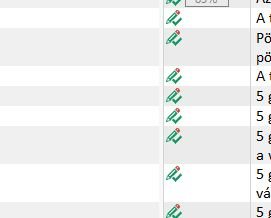 Screenshot of Trados Studio interface showing segment shading issue with the area between source and target languages properly shaded, but the rest of the background is solid white.