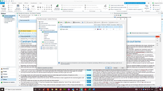 Trados Studio editor window with a concordance search error message stating no translation memory is opened.