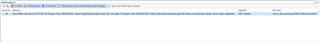 Screenshot of Trados Studio error message indicating a problem with checking a translated XML file.