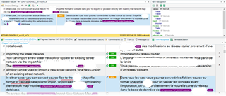 Screenshot of Trados Studio editor showing a segment with full tag text in the Translation memory view. No visible errors or warnings.