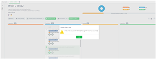 Trados Studio screenshot displaying an error message 'Undo check-out failed. Would you like to retry?' with a warning icon.